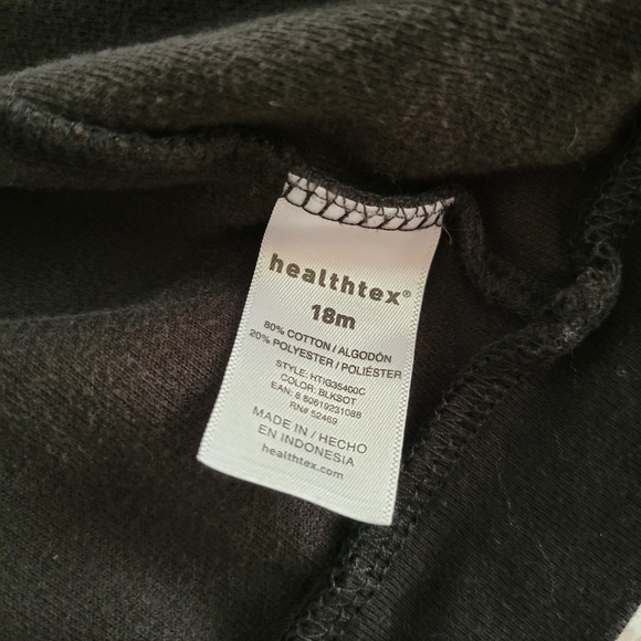 Girls Hoodie Jacket Black and Bling Stars 18 Months - Picture 4 of 7